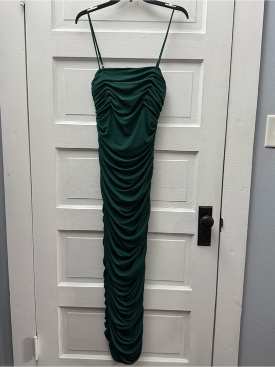 Dresses & Skirts - That’s So Fetch Green Ruched Bodycon Midi Dress Underwire US 12